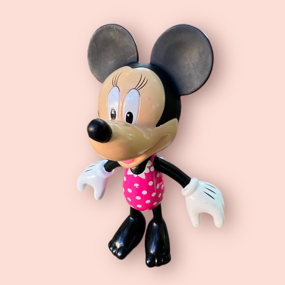 Vintage DISNEY Minnie Mouse 6 inch Figurine Doll